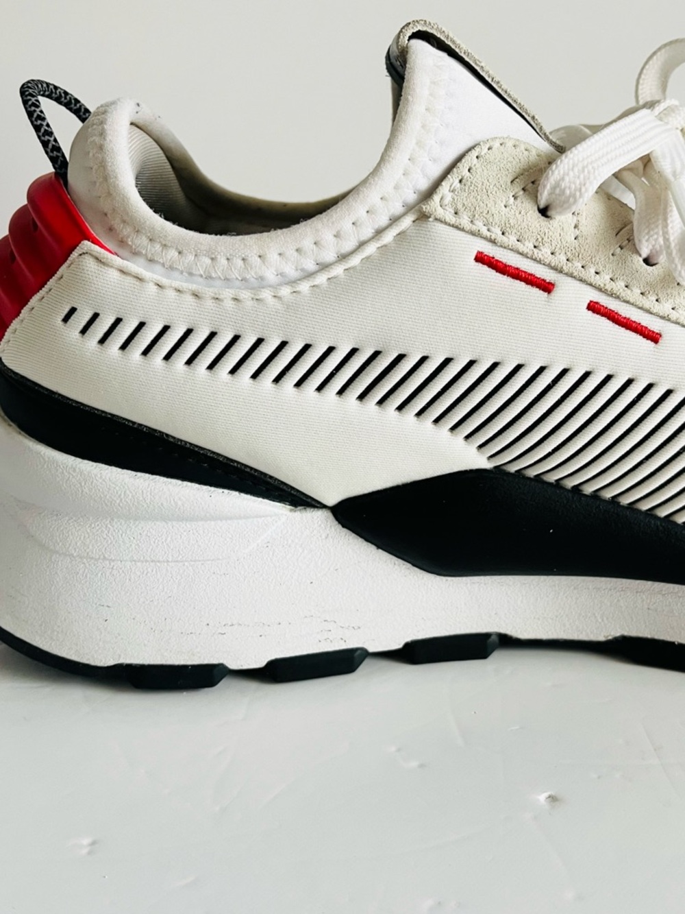 Puma RS-0 Winter INJ Toys Chunky Sneakers Men’s 9.5 White Red - Picture 8 of 14